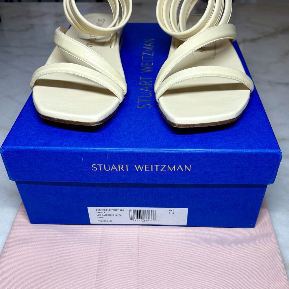 Stuart Weitzman Cream Women's Sandals
